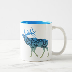 Elchbaum Zweifarbige Tasse