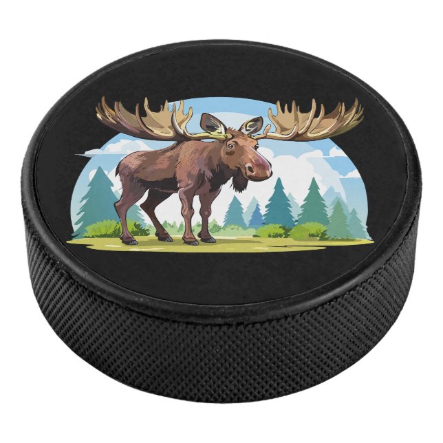Elchbulle Eishockey Puck (3/4)