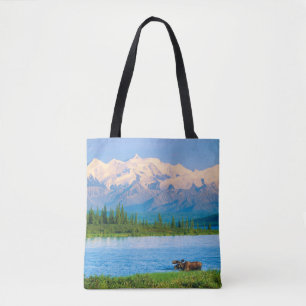 Elchbulle im Wonder Lake Tasche