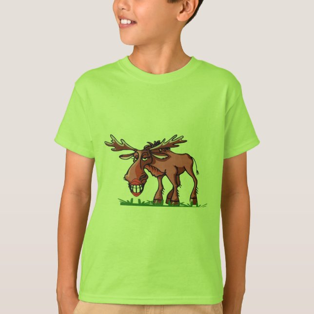 Elche Alaska T-Shirt (Vorderseite)