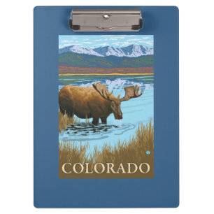 Elche DrinkingColorado Klemmbrett