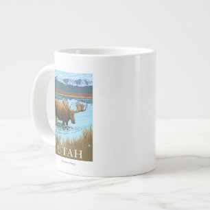 Elche DrinkingUtah Jumbo-Tasse