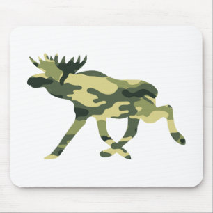 Elche/Elche Woodland Camouflage / Camouflage Mousepad