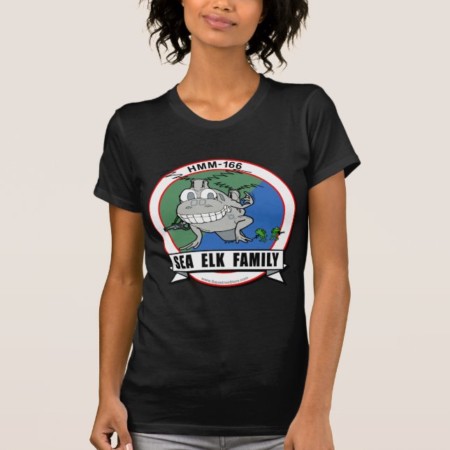 'Elche Family des MeerHMM-166 T-Shirt (Vorderseite)