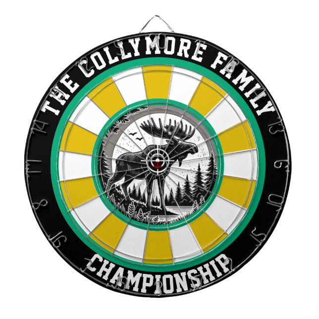 Elche in Waldaim Design Dartscheibe (vorne)