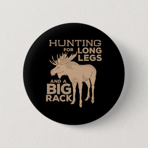 Elche Jagd Big Rack Bull Jäger Jäger Saison T S Button