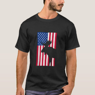 Elche Jagd Bull Elk Staat Gestalten American Elch  T-Shirt
