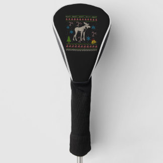 Elche Jagd Weihnachten Ugly Shirt Elche Weihnachte Golf Headcover