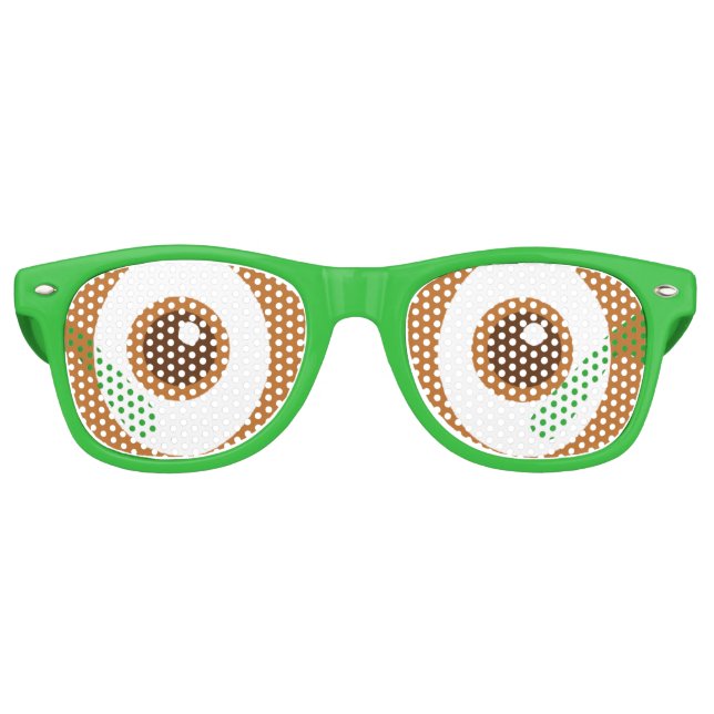 Elche Kopf_Extreme Augen_Hirsch in Scheinwerfern Partybrille (Vorderseite)