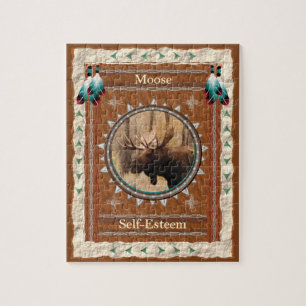 Elche - Selbstachtungs-Puzzle mit Kasten