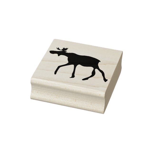Elche Silhouette Briefmarke Gummistempel (Stempel)