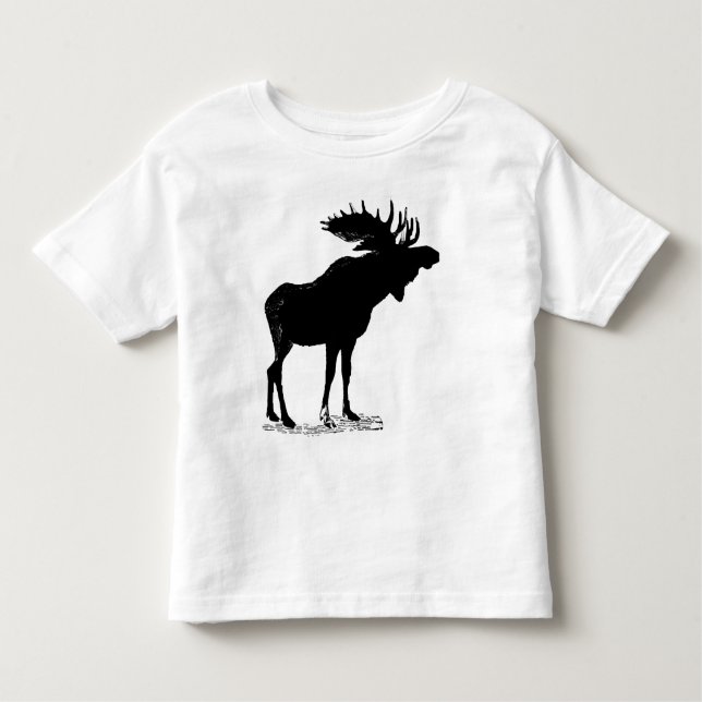 Elche Silhouette Kleinkind T-shirt (Vorderseite)