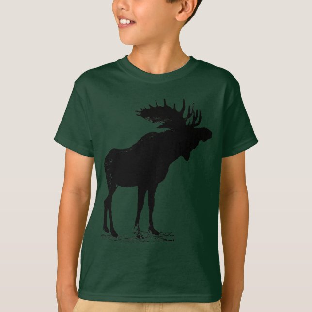 Elche Silhouette T-Shirt (Vorderseite)