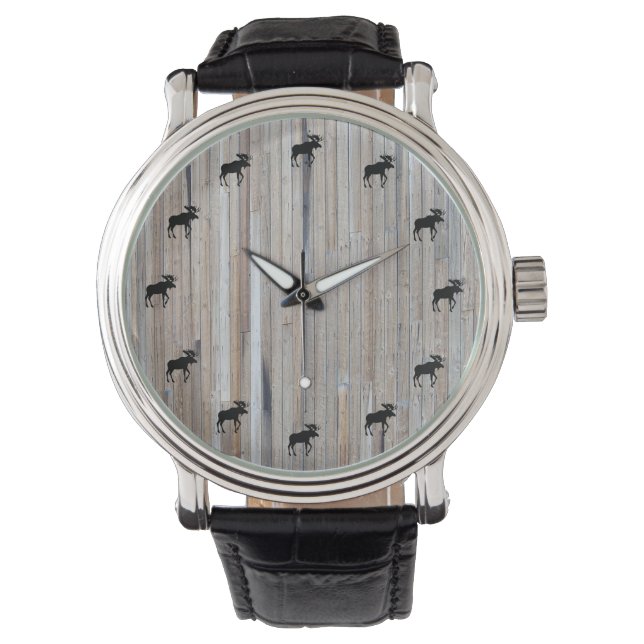 Elche Silhouette Watch von Leslie Harlow 600 Armbanduhr (Vorderseite)
