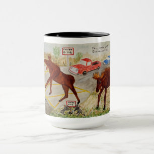 Elche Spaß Combo Tasse, 15 oz Tasse