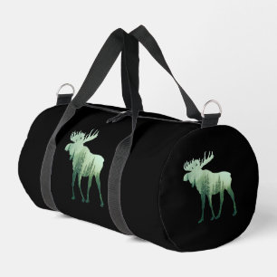 Elchhirsch und Waldnatur Duffle Bag
