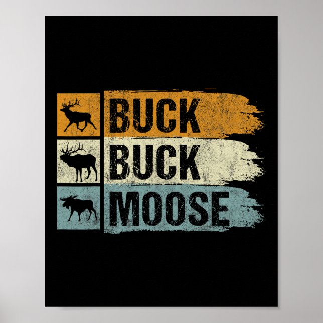 Elchjagd Bock Bock Elch  Poster (Vorne)