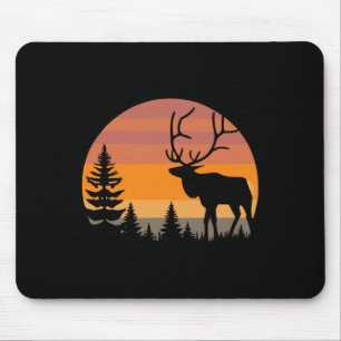Elchjagd - Lustiger Elkaholic Hirsch Elchjäger - H Mousepad