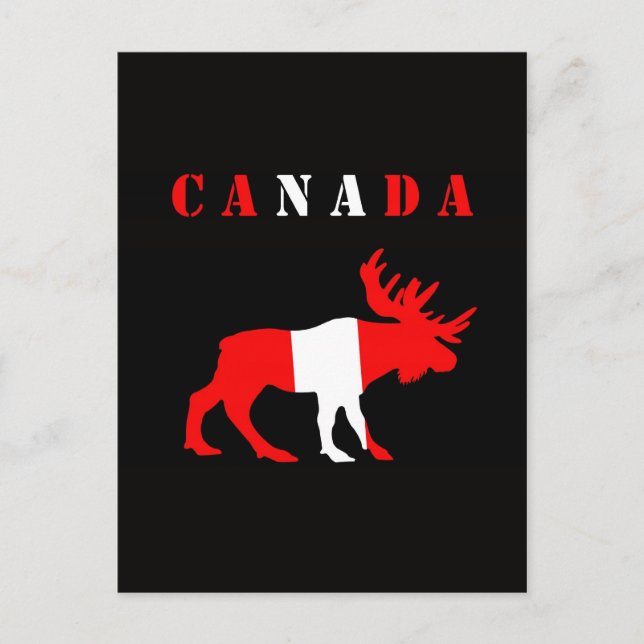 Elchkanada Postkarte (Vorderseite)