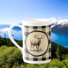 Elchliebhaber aus dem niedlichen Land Prozellantasse