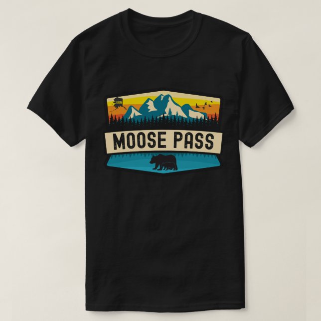 Elchpass, Alaska T-Shirt (Design vorne)
