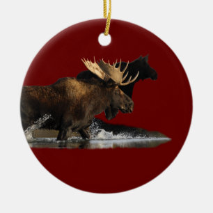 Elchspritzen Keramikornament