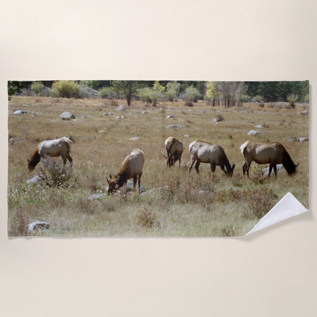Elchstrandtuch Strandtuch (Vorderseite)