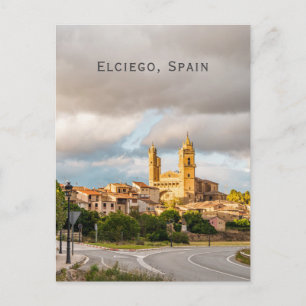 Elciego, Stadt in der Weinregion La Rioja Postkarte