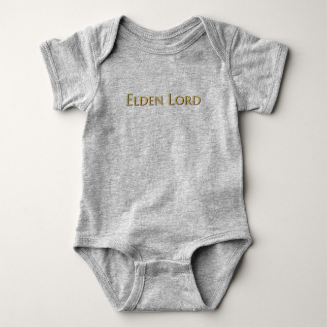Elden Ring Babykarodysuit, Elden Lord Baby Bekleid Strampler (Vorderseite)