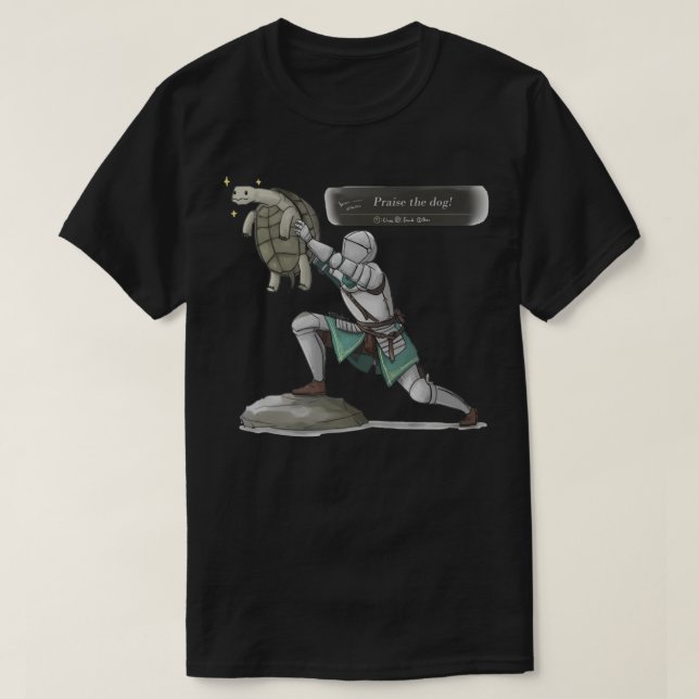 Elden Ring - Lob für den Hund Classic T-Shirt (Design vorne)
