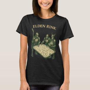 Elden Rink Lustiger Hockey-Ritter Parodie Fantasy- T-Shirt