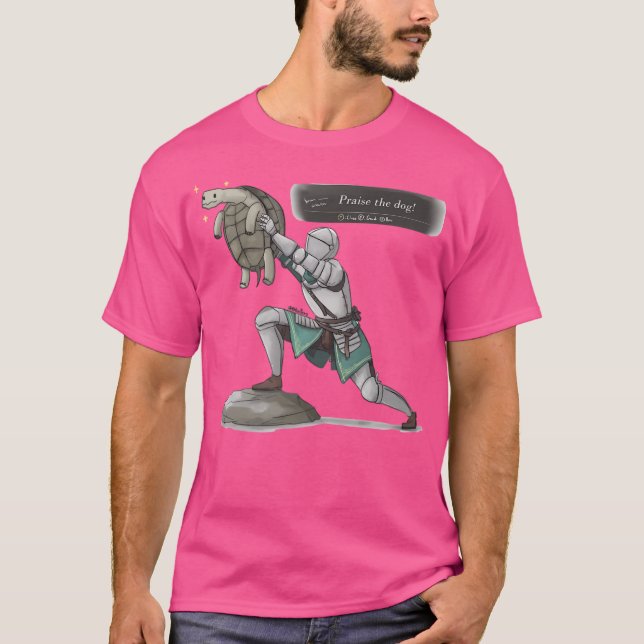Eldenring - Lob für den Hund T-Shirt (Vorderseite)