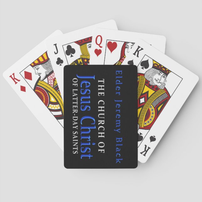 Elder Black Playing Cards Spielkarten (Rückseite)