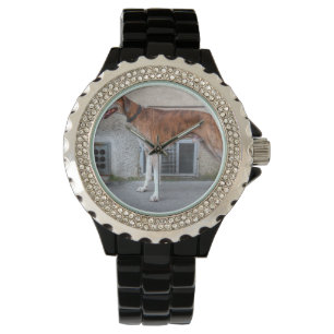 Elder Brindle Greyhound Armbanduhr