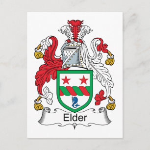 Elder Familienwappen Postkarte