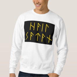 Elder Futhark Hail Satan Sweatshirt