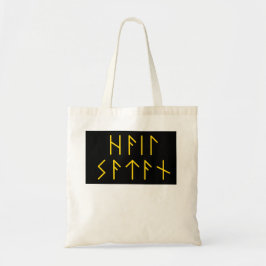 Elder Futhark Hail Satan Tragetasche