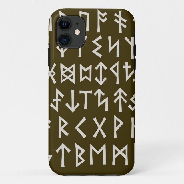 Elder-Futhark-Runen Case-Mate iPhone Hülle (Rückseite)