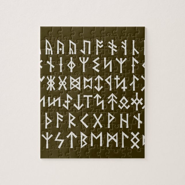 Elder Futhark Runes (Vertikal)