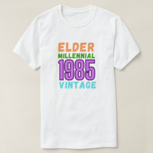 Elder Millennial 1985 Vintage-T-Shirt T-Shirt