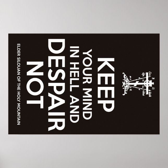 Elder Silouan Poster (Vorne)