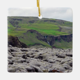 Eldhraun Lava Field - Süd-Island Keramikornament
