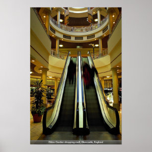 Eldon Garten-Einkaufszentrum, Newcastle, England Poster