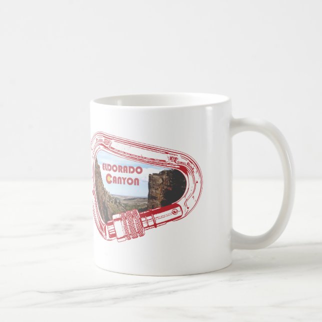 Eldorado Canyon Klettersteig Carabiner Kaffeetasse (Rechts)