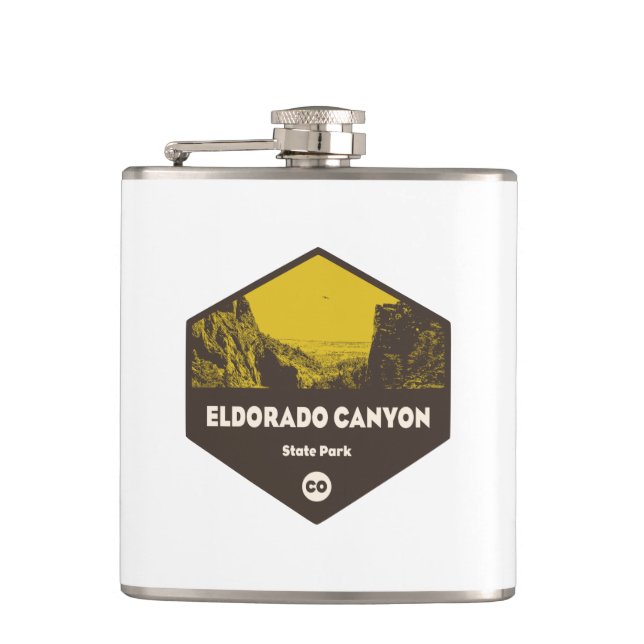 Eldorado Canyon Staat Park Colorado Flachmann (Vorderseite)