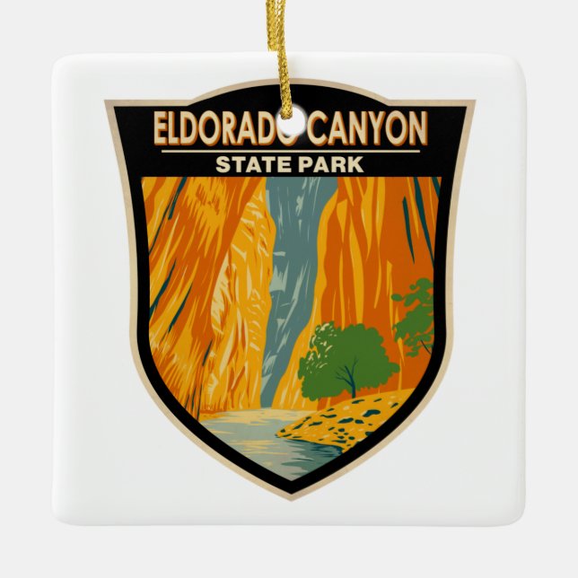 Eldorado Staat Park/Garten: Parco di Villa dei Ced Keramikornament (Vorderseite)