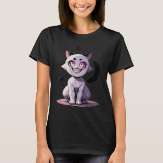 Eldritch Horror Niedlich Kitten Demon Art T-Shirt