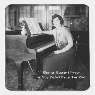 Eleanor Everest Freer Quadratischer Aufkleber