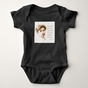 Eleanor Roosevelt & Große Geister Zitat Baby Strampler