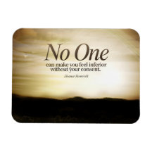 Eleanor Roosevelt Inspiration Zitat "Niemand"